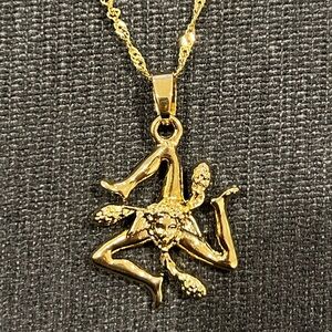 Gold Infinity Charm Necklace